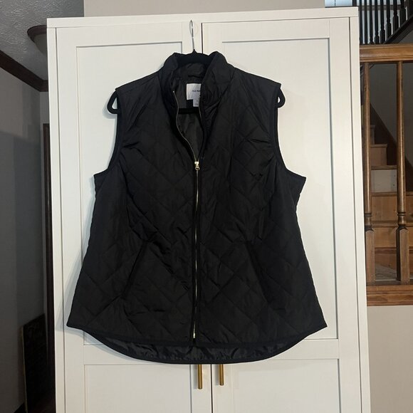 Old Navy Black Woman's vest size XL - Picture 3 of 3